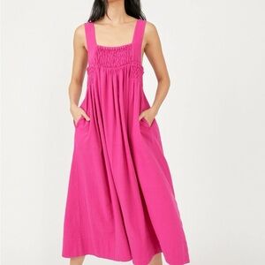 Free People Delphine Midi Dress